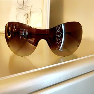 Versace 2135-B Shield Sunglasses